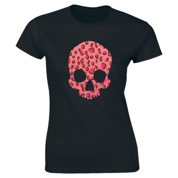 Half It Tops - Scary Fancy Skeleton Head Skull Hallowen T-shirt Half It Tops - Scary Fancy Skeleton Head Skull Hallowen T-shirt